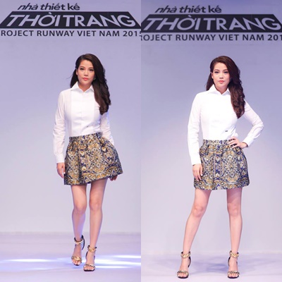 truong ngoc anh thanh lich tren ghe nong Project Runway toancanhbaochi.net