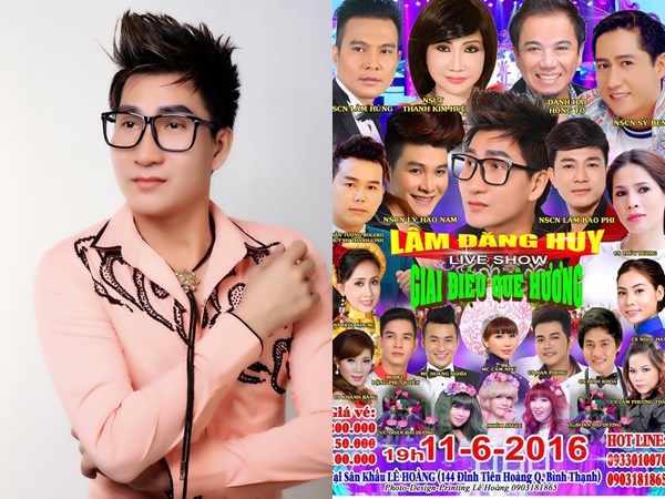 lam dang huy to chuc livesho giai dieu que huong