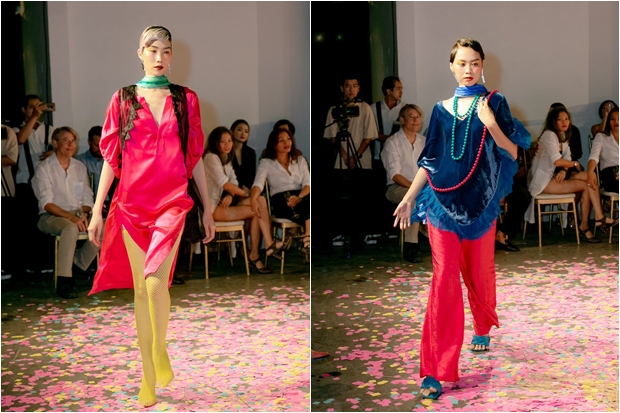 nguoi mau trang phan dien xuat than trong umbrella fw 2021 2