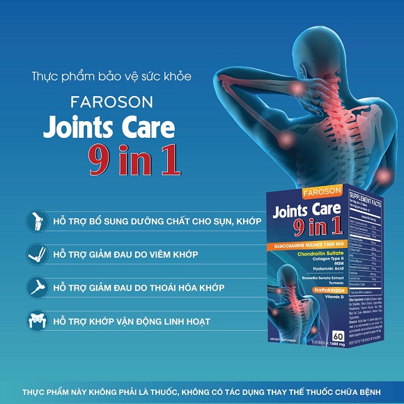 Faroson Joints Care 9 in 1 cong dung tapchithoidai