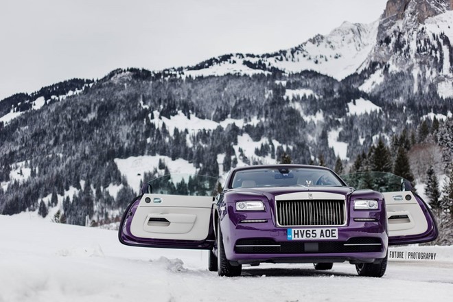 RollsRoyceWraith mau tim doc nhat the gioi