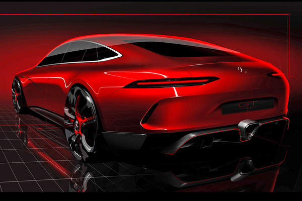 mercedes amg gt concept showcar teaser tapchithoidai