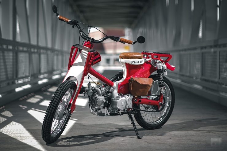 Ngam tho san Honda Trail Cub 55 doi 1961 len do choi cuc chat cub1