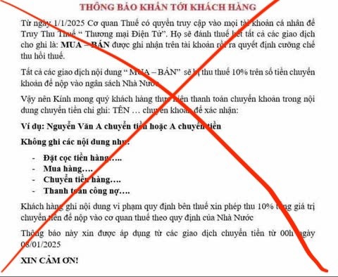 chuyen khoan thu thue