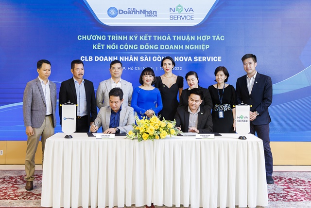 le ky ket hop tac clb doanh nhan sai gon va tong cong ty nova