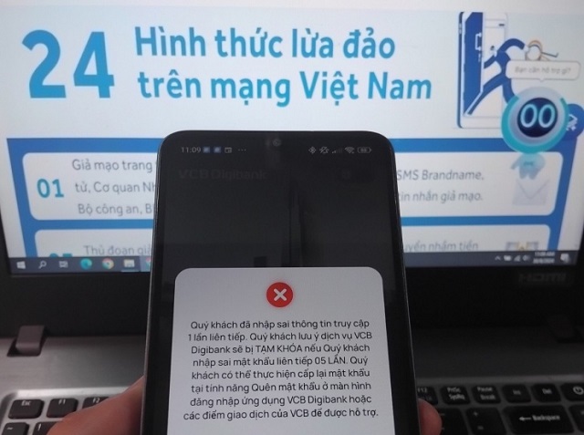 nhap mat khau sai