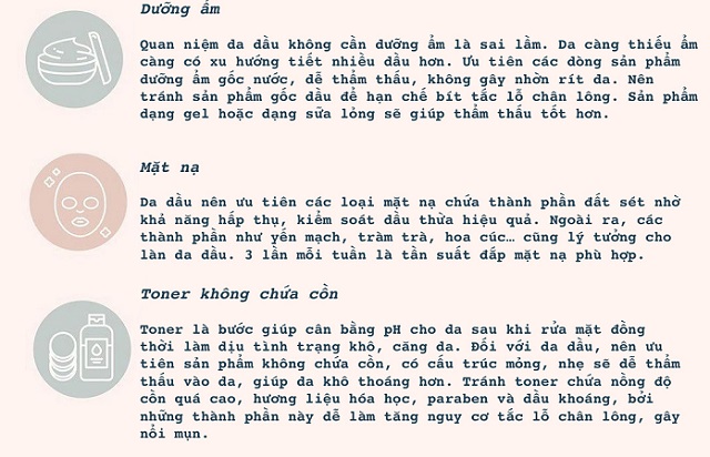oily nguyen tac danh cho da dau 2